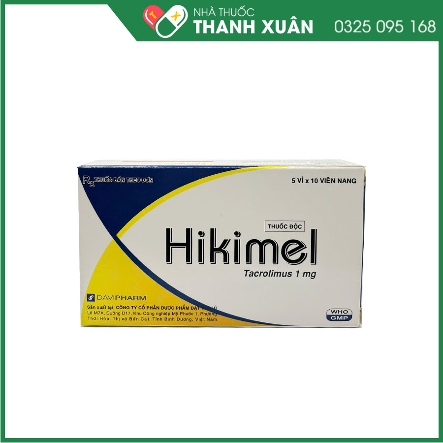 Hikimel dự phòng và điều trị thải ghép sau phẫu thuật